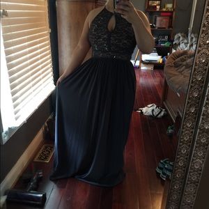 Bluish/Gray Formal Dress! Size 9/10!